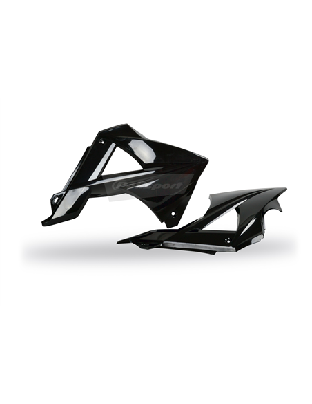 Radiator covers GAS 010 BK Polisport 8413300007