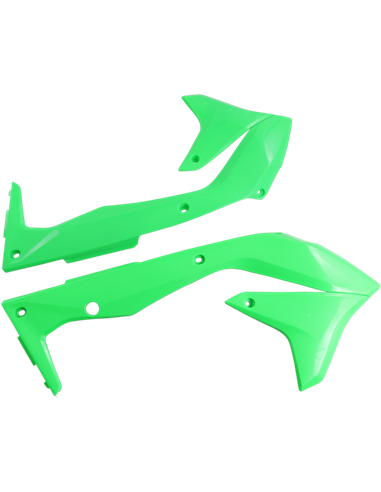 Bouchons de radiateur UFO-Plast Kawasaki vert fluor KA04736AFLU