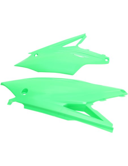 UFO-Plast rear side covers Kawasaki fluor green