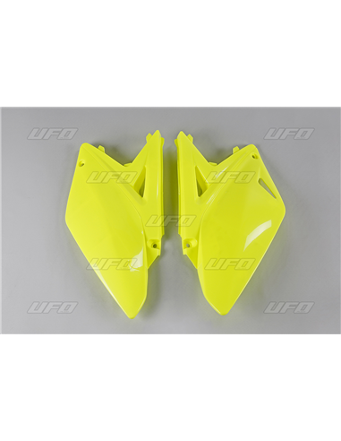 UFO-Plast rear side covers Suzuki yellow fluor