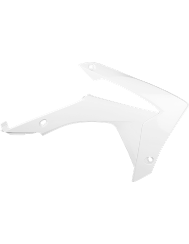 Honda CRF250R - Radiator Scoops White - 2014-17 Models Polisport 8417100002