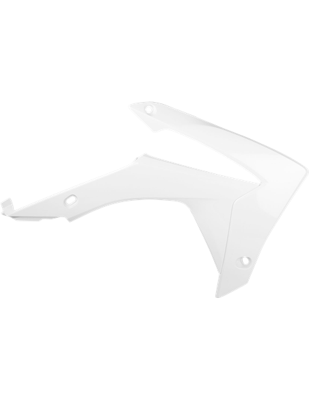 Honda CRF250R - Radiator Scoops White - 2014-17 Models Polisport 8417100002