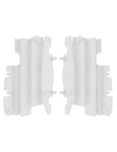 Honda CR125,CR250 - Radiator Louvers White - 2005-07 Models Polisport 8459800001