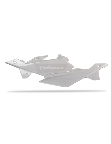 Husqvarna TC,TE - Tapas Laterales Blanco - Modelos 2005-07 Polisport 8603200001