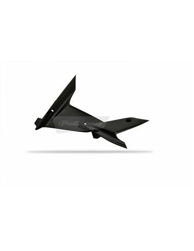 Husqvarna TC250 - Tampa de Radiador Inferior Preto - Modelos 2008 Polisport 8414200001