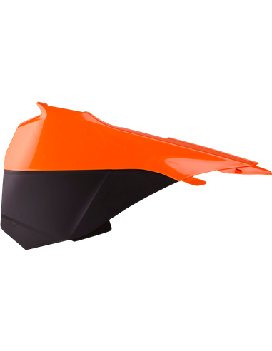 Spare plastic air box side panels SX85 13-17 OR / BK Polisport 8453200001