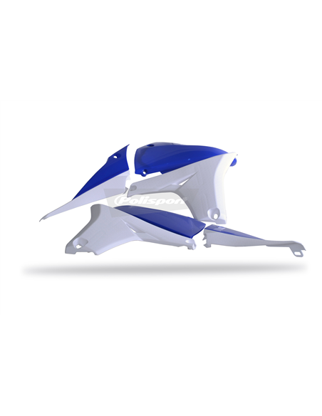 Tapas radiador YZF450 10-13 BL/WH Polisport 8413800007