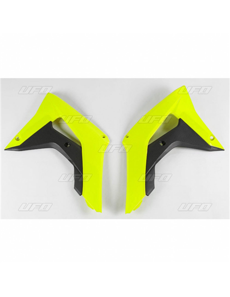Cache radiateur Honda Crf450R Jaune fluo Ho04682-Dflu UFO-Plast