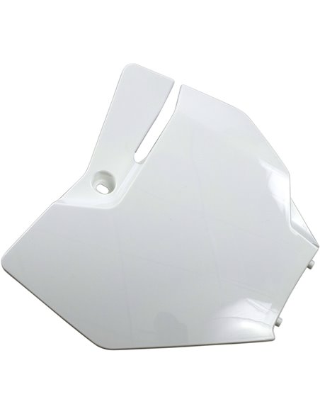 Tapa frontal porta-nombre Ktm blanc Kt04087-047 UFO-Plast