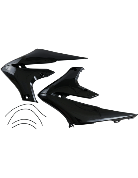 Tapes radiador UFO-Plast negre Yamaha YZF450F