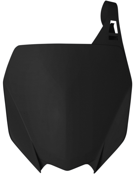 Yamaha Fluo yellow number holder front cover Ya04860-Dflu UFO-Plast