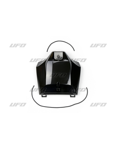 Black UFO-Plast tank cover for Yamaha YZ450F
