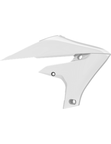 Yamaha YZ250F, YZ450FX, WR450F  - Tampas de Radiador Branco - Modelos 2019-20 Polisport 8415100002