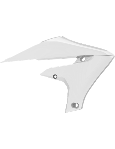 Yamaha YZ250F, YZ450FX, WR450F  - Tapas de Radiador Blanco - Modelos 2019-20 Polisport 8415100002