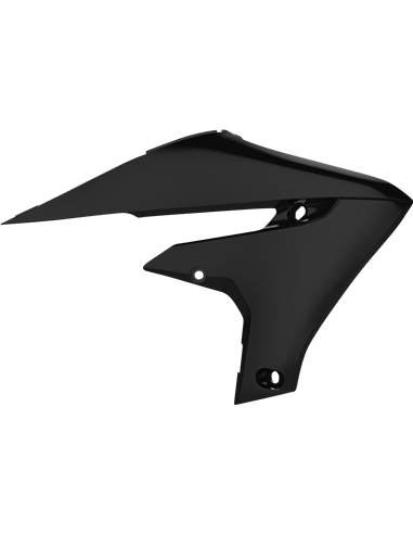 Yamaha YZ250F, YZ450FX, WR450F  - Tampas de Radiador Preto - Modelos 2019-20 Polisport 8415100003