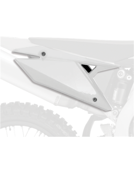 Suzuki RMZ250 - Caches Latéraux Noir - Modèles 2019-20 Polisport 8421200002