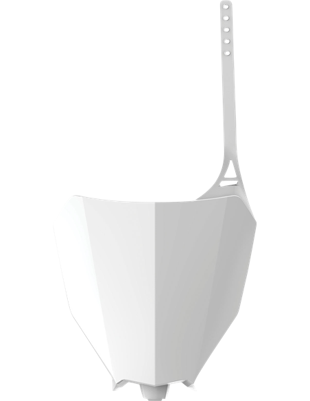 Front cover number plate CR02-07 RESTYLE WHITE Polisport 8666300001