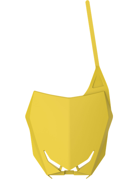 Suzuki RMZ250 - Front Number Plate Yellow - 2019-20 Models Polisport 8666100001