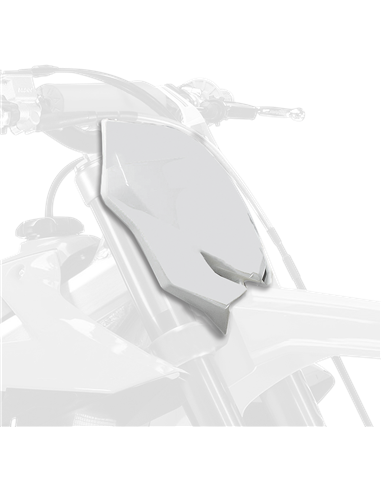 Suzuki RMZ250 - Plaque Avant Blanc - Modèles 2019-20 Polisport 8666100002
