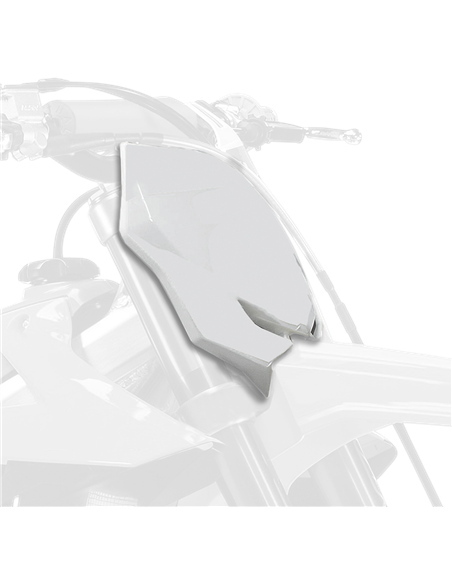 Suzuki RMZ250 - Porta-Número Frontal Branco - Modelos 2019-20 Polisport 8666100002