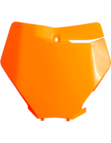 Tapa frontal porta-número Fluo naranja Kt04094Fflu UFO-Plast