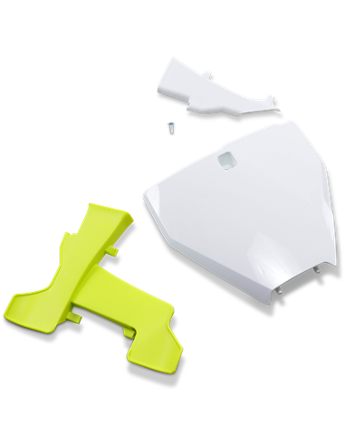 Capa frontal com guia de cabo branco Husqvarna UFO-Plast Hu03395041