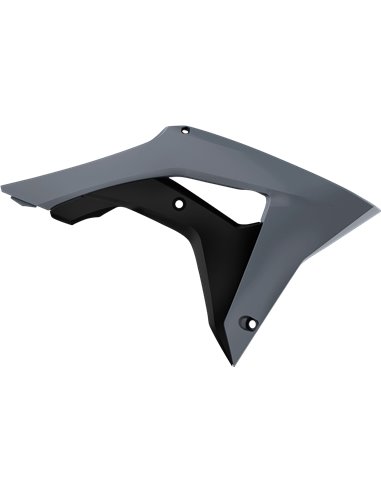 Radiator covers CRF450 17- GRAY Polisport 8414800007