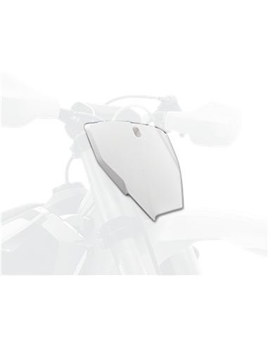 Tapa frontal portanúmeros delantero TC/FC 19- WH Polisport 8666500001