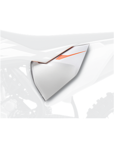 Tapa de caixa de l'filtre KTM 19- WH Polisport 8422300002