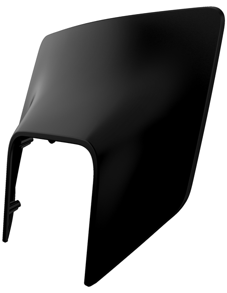 Tapa foco delantero MASK HVA 17-19 BK Polisport 8666900002