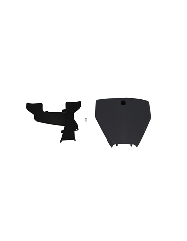 Front number plate front TC / FC 19- GRAY Polisport 8666500005