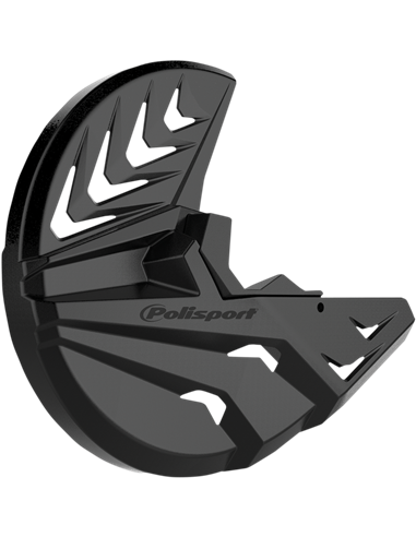 Gas Gas EC 250,EC 300,EC 350 - Proteção de Disco e Pé de forquilha Preto - Modelos 2009-20 Polisport 8155600001