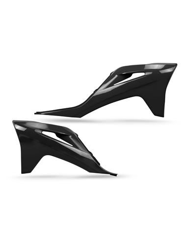 UFO RADIATOR COVERS GASGAS 21- BLACK GG07128-001