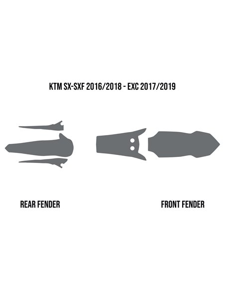 Ktm Twin_Air espuma de lama de fender 177767400