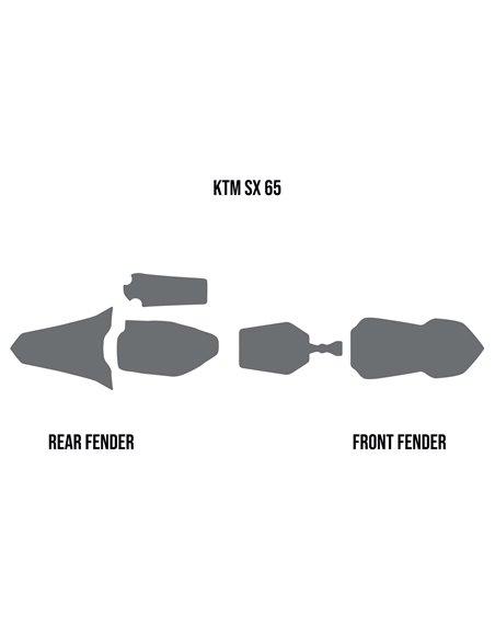 Ktm Sx65 16- Twin_Air garde-boue en mousse de boue 177767403