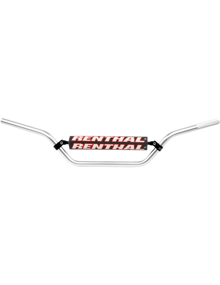 Renthal handlebar diameter 22mm Vintage 838Hi Slv 838-01-SI-05-185