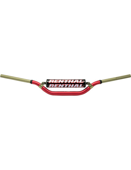 Guidon Renthal Twinwall 999 Rouge 999-01-RD-07-185