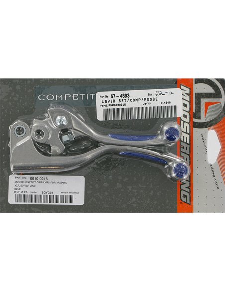 Manete de competição Blue Yz Moose Racing HP 1Sgg93