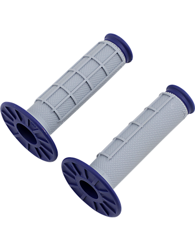 Poignées Renthal D / C 1/2 Waffle Blue G157