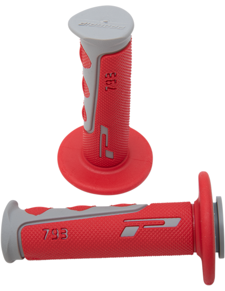 Grips Double Density Offroad 793 Closed End Red/Gray PRO GRIP PA079300GRRO