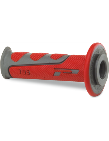 Puños Double Density Offroad 793 Closed End Red/Gray PRO GRIP PA079300GRRO