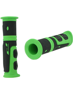 Punhos ATV de dupla densidade 964 Closed End Preto / Verde PRO GRIP PA096422VE02