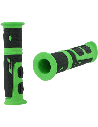 Punhos ATV de dupla densidade 964 Closed End Preto / Verde PRO GRIP PA096422VE02