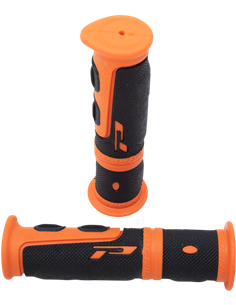 Grips Double Density Atv 964 Closed End Black/Orange PRO GRIP PA096422AR02