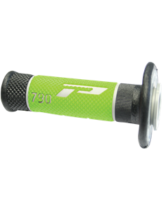 Punhos Offroad de densidade tripla 790 Fechado Cinza / Verde / Preto PRO GRIP PA079000TGVE