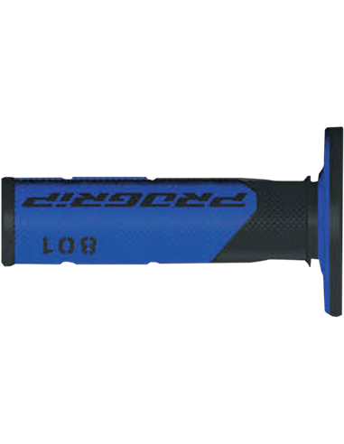 Poignées Offroad Double Density 801 Closed End Noir / Bleu PRO GRIP PA080100NEBL