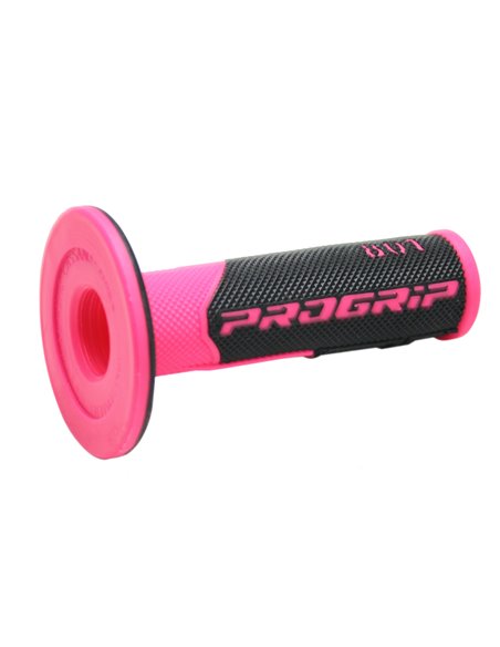 Grips Double Density Offroad 801 Closed End Black/Fluo Pink PRO GRIP PA080100FX02