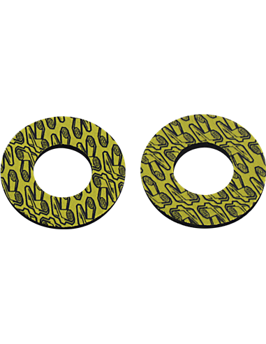 Puños Renthal Donutz Blk/Yell G205