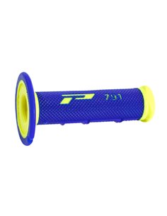 Punys Double Density Offroad 791 Closed End Fluo Yellow / Blue PRO GRIP PA079100GIBL