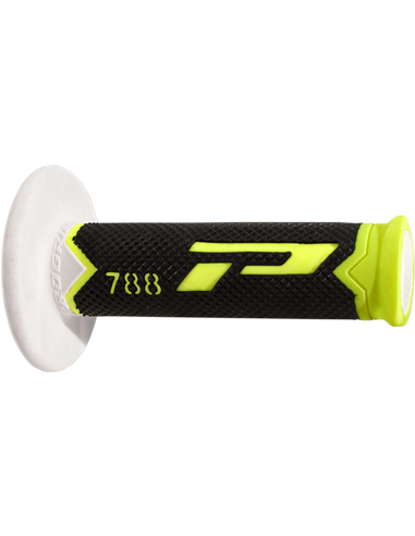 Puños Triple Density Offroad 788 Closed End Fluo Yellow/Black/White PRO GRIP PA078800GFNW